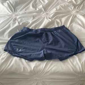 blue under armor shorts